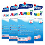 4x Davitamon Junior 1+ Multivitamines en Mineralen - 69.87 euro