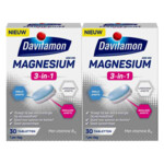 Plein <b>2x</b> Davitamon Magnesium 3 in 1 aanbieding