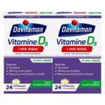 Plein <b>2x</b> Davitamon Vitamine D Vegan 1 Per Week aanbieding