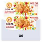 5x Céréal Koekjes Appel-Framboos - 16.55 euro