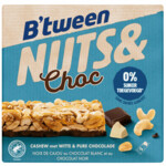 Hero B&#039;tween Nuts &amp; Choc Cashew Chocolade Wit Puur  3 x 32 gr