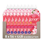 Plein <b>8x</b> Lenor Wasverzachter Kersenbloesem 56 Wasbeurten aanbieding