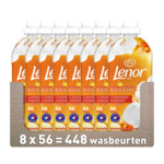 Plein <b>8x</b> Lenor Wasverzachter Amber & Orchidee 56 Wasbeurten aanbieding