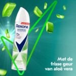 6x Rexona Deodorant Spray Advanced Protection Aloë Vera - 23.45 euro