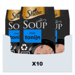 10x Sheba Soup Kattenvoer Natvoer Tonijn