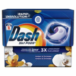 Dash Wasmiddelcapsules 3in1 Pods Amber & Orchidee - 14.49 euro