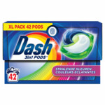 Dash Wasmiddelcapsules 3in1 Pods Stralende Kleuren