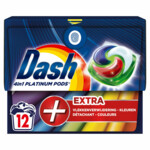4x Dash Wasmiddelcapsules 4in1 Platinum Pods Color +Extra Vlekkenverwijderaar