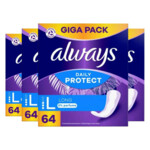 4x Always Daily Protect Inlegkruisjes Long