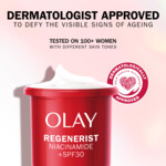 4x Olay Navulling Dagcrème Regenerist Niacinamide SPF30 - 52.79 euro