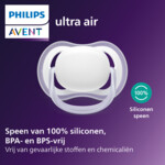 Philips Avent Ultra Air Fopspeen 6-18 mnd Groen Blauw - 7.99 euro