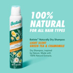 Batiste Naturally Droogshampoo Green Tea & Chamomile - 6.79 euro