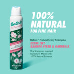 6x Batiste Naturally Droogshampoo Bamboo Fibre & Gardenia - 35.6 euro