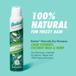 Batiste Naturally Droogshampoo Coconut Milk & Hemp Seed Oil - 6.55 euro