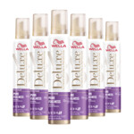 6x Wella Deluxe Pure Fullness Mousse