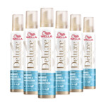 6x Wella Deluxe Volume & Protection Mousse