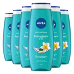 6x NIVEA Douchegel Frangipani & Oil - 26.75 euro