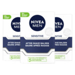3x NIVEA Men Aftershave Balsem Sensitive