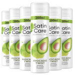 6x Satin Care Scheergel Avocado Twist