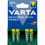 Varta  Recharge Accu Power Oplaadbare Batterijen AAA 800mAh