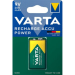 Varta  Recharge Accu Power Oplaadbare Batterijen 9V 200mAh