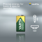 Varta  Recharge Accu Power Oplaadbare Batterijen 9V 200mAh - 6.95 euro