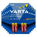 10x Varta Longlife Max Power Alkaline Batterijen AAA