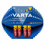 20x Varta Longlife Max Power Alkaline Batterijen AA
