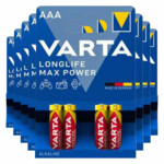 8x Varta Longlife Max Power Alkaline Batterijen AAA