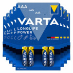 8x Varta Longlife Power Alkaline Batterijen AAA