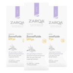 3x Zarqa Sensitive Zonnefluïde SPF 30 - 31.29 euro