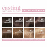 L'Oréal Casting Natural Gloss Semi-Permanente Haarkleuring 623 Nougat Donkerblond - 11.99 euro