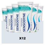12x Sensodyne Tandpasta Deep Clean Gel