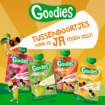 6x Goodies Knijpfruit Smoothie  Abrikoos & Appel - 5.35 euro