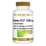 Golden Naturals Vitamine B12 1000mcg Vegan  100 zuigtabletten