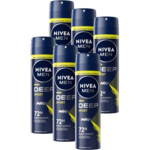 6x Nivea Men Deodorant Spray Deep Sport