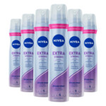 6x NIVEA Haarspray Extra Strong