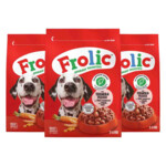 3x Frolic Hondenvoer Droog Rund - 41.65 euro