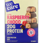 6x WeCare High protein Bars Choco Raspberry - 55.98 euro