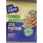 3x WeCare High Protein Crackers Quinoa - 5.97 euro