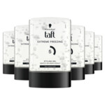 6x Taft Men Power Gel Extreme Freezing Hold 5