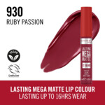 Rimmel Lasting Mega Matte Liquid Lipstick Ruby Passion 930 - 14.99 euro
