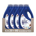 Plein <b>4x</b> Lenor Vloeibaar Wasmiddel Katoen Fris 20 Wasbeurten aanbieding