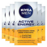 6x NIVEA Men Gezichtscrème Active Energy - 85.95 euro