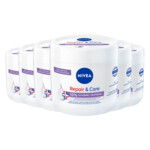 6x NIVEA Repair & Care Bodycrème Sensitive