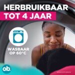 o.b. Herbruikbaar Menstruatie Ondergoed M/L - 24.99 euro