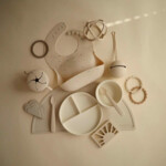 Mushie Vakjesbord Antislip Ivory - 14.65 euro