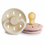 Frigg Fopspeen Moon maat 1 0-6 mnd Blush Cream