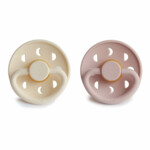 Frigg Fopspeen Moon maat 2 6-18 mnd Blush Cream - 8.75 euro