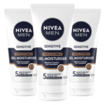 3x NIVEA Men Sensitive Skin & Stubble Moisturizer Gezichtsgel